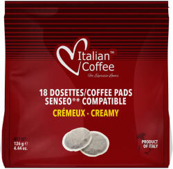 Italian Coffee Cafea Cremoso, 18 paduri compatibile Senseo , Italian Coffee (AV23)