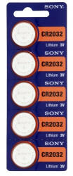 Sony Baterie CR2032 Sony 3V litiu 5 buc Baterii de unica folosinta