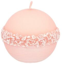 ARTMAN Lumânare decorativă Bella ball, 8 cm, roz - Artman Bella
