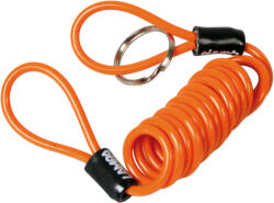 Lampa Cablu spiralat din otel Safety Reminder - 150cm - Portocaliu Garage AutoRide