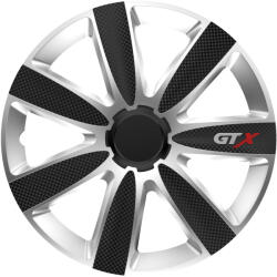 Cridem Set capace roti auto Cridem GTX Carbon 4buc - Argintiu/Negru - 15'' Garage AutoRide