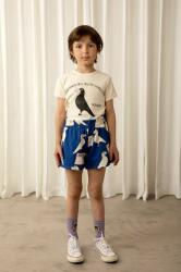 Mini Rodini gyerek pamut rövidnadrág mintás - kék 116-122