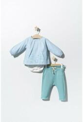 Tongs baby Set bluzita de vara cu pantalonasi pentru bebelusi Cats, Tongs baby (Culoare: Albastru, Marime: 12-18 Luni) (tgs_2915_1)