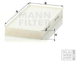  Mann-Filter pollenszűrő CU1811-2