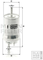  Mann-Filter üzemanyagszűrő WK59x