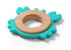 BabyOno rágóka - fa/szilikon Crab 1075/02