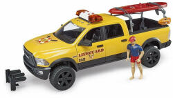 BRUDER - masina lifeguard ram 2500 cu figurina si caiac (BR02506)