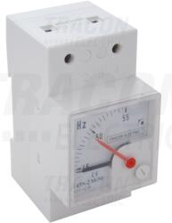 TRACON Sínre pattintható analóg frekvenciamérő 230V, 50Hz (F45S-230/50)