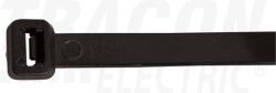 Tracon Normál kábelkötegelő, fekete 75×2.2mm, D=0, 75-15mm, PA6.6 (81PR)