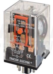 Tracon Ipari relé 24V AC / 3×CO, (3A, 230V AC / 28V DC) (RM11-24AC)