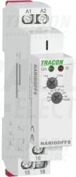 Tracon Elengedéskésleltetéses tápfeszültség vezérelt időrelé AC/DC 12-240V, 0, 1s-10m, 16A/AC1, 250VAC/24VDC (NARIDOFFS)