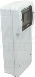 Tracon Üres ipari csatlakozódoboz szerelősínnel, ABS 6 mod, H×W×D=350×170×105mm, IP55 (TDB351710)