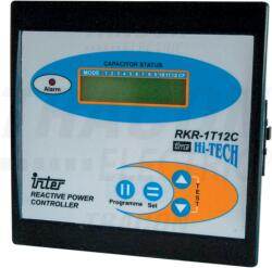 TRACON Fázisjavító automatika, egyfázisú, 12 kondenzátor telephez 144×144mm (TFJA-02)