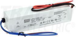 Tracon Műanyag házas LED meghajtó 90-264 VAC / 12 VDC, 100 W, 0-8, 5 A, IP67 (LPV-100-12)