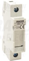Tracon Szakaszolókapcsoló-biztosító hengeres bizt. hoz, maszkolható 20A, 8x32mm; Un=230V/400V (HBA-1P-20)