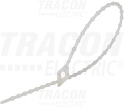 Tracon Gyöngyös nyitható kábelkötegelő, natúr 150×2mm, D=8-35mm, PE (150N-GY)