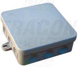 Tracon Rugalmas kötődoboz, falon kivüli, szürke 100×100×40mm, IP54 (PD100X100) - kontaktor