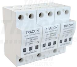 Tracon Túlfeszültségvédő készülék, 2. -es típus 40kA, 3P (TTV-B340) - kontaktor