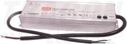 TRACON Professzionális fém házas LEDmeghajtó 90-305 VAC / 24 VDC, 240 W, 0-10 A, PFC, IP65 (HLG-240H-24A) - kontaktor