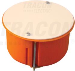 Tracon Gipszkarton doboz, sima, fedéllel, narancssárga 80×45mm (GD8021) - kontaktor