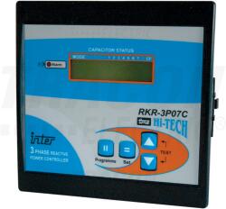 TRACON Fázisjavító automatika, háromfázisú, 12 kondenzátor telephez 144×144mm (TFJA-04)