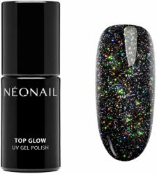 NEONAIL Top Glow zselés fedő körömlakk árnyalat Multicolor Holo 7, 2 ml
