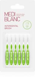 MEDIBLANC Interdental Pick-brush fogközi fogkefe 0, 8 mm Green 6 db