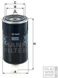  Mann-Filter üzemanyagszűrő WK950/6