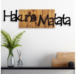 Asir Fali dekoráció 30x108 cm fa/fém 899SKL2202 (AS1493)