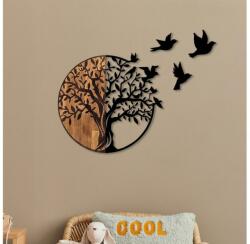 Asir Fali dekoráció 71x92 cm fa/fém faág mintával 899SKL2309 (AS1472)