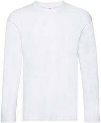 Fruit of the Loom Férfi póló Hosszú ujjú Fruit of the Loom Original Long Sleeve T - M, Fehér