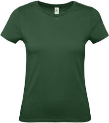 B and C Női rövid ujjú póló B&C #E150 /women T-Shirt -S, Sötétzöld