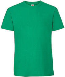 Fruit of the Loom Csomag akciós póló (minimum 3 db) Férfi póló Rövid ujjú Fruit of the Loom Ringspun Premium T - L, Kelly zöld