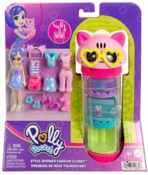 Mattel Mini papusa fashion cu haine de schimb si pantofi Polly Pocket, HKW07 Papusa