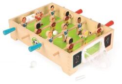 Janod Masă de fotbal din lemn Champions cu poartă cu plasă (J02070)
