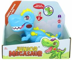  Dinozaur Junior cu lumini si sunete, Mighty Megasaur, albastru Figurina