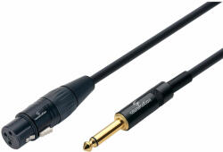 Soundsation WM-UXFJ10 - Wiremaster szimmetrikus mikrofonkábel: XLR(mama)-6.3mm Jack MONO / 10m