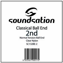 Soundsation SC132BE-2 - Ball End klasszikusgitár húr - B 0.32 Normal tension
