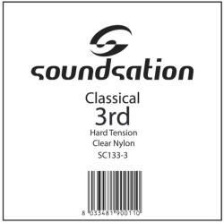 Soundsation SC133-3 - Klasszikusgitár húr - G 0.41 Hard tension
