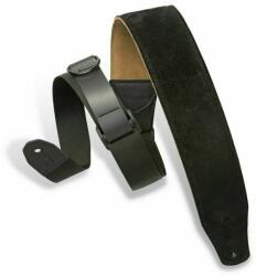 Levys Right Height Suede Padded Guitar Strap Black