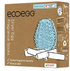 Ecoegg szárítótojás utántöltő rudacska - Friss pamut illattal 4db