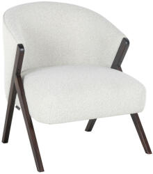 MARTIAGO design fotel - fehér boucle (RIC-S4591)