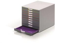 DURABLE Cutie cu sertare, plastic, 10 sertare, DURBALE "VARICOLOR® 10", gri Dulap arhivare