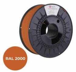 Compatible Snur de imprimare (filament) C-TECH PREMIUM LINE, PETG, galben-portocaliu, RAL2000, 1, 75 mm, 1 kg 3DF-P-PETG1.75-2000