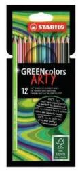 STABILO Creioane colorate STABILO GREENcolors 12 buc. „ARTY