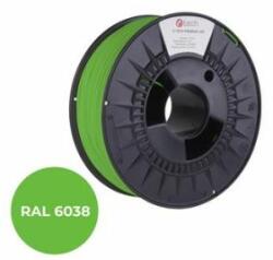 Compatible Snur de imprimare (filament) C-TECH PREMIUM LINE, PLA, verde luminiscent, RAL6038, 1, 75 mm, 1 kg 3DF-P-PLA1.75-6038