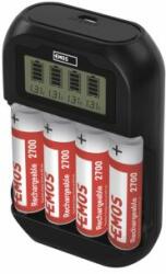 EMOS Încărcător EMOS Smart BCN-41D + 4xAA 2700mAh 1603028000 Incarcator baterii