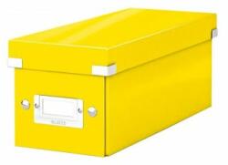 Leitz Cutie CD Click & Store galbenă