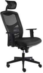 ALBA CR Scaun de birou York Net, E-SY+ PDH+ cotiere negre