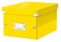 Leitz Cutie mică Click & Store galben metalizat